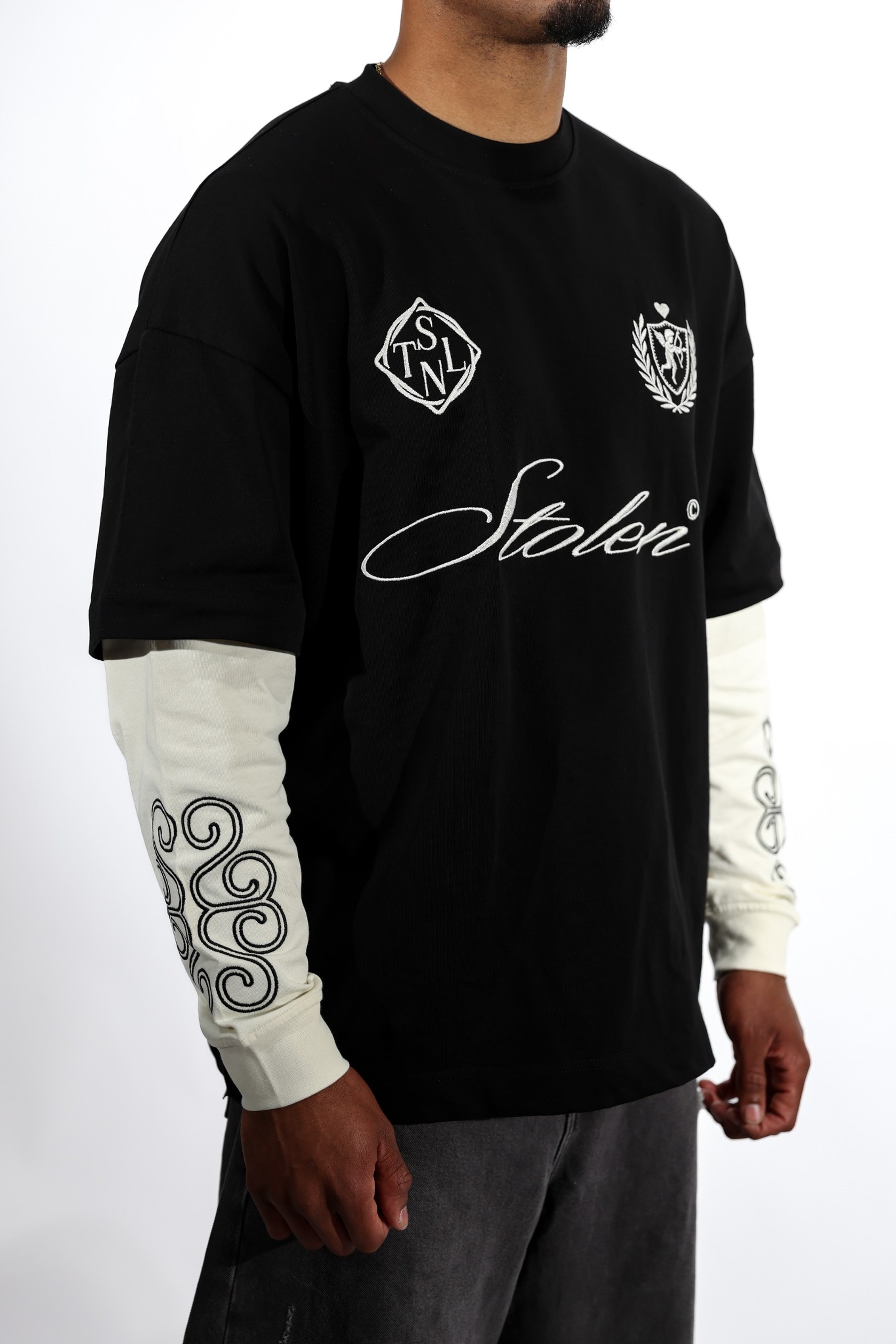Stolen Cupido Double Longsleeve - Black