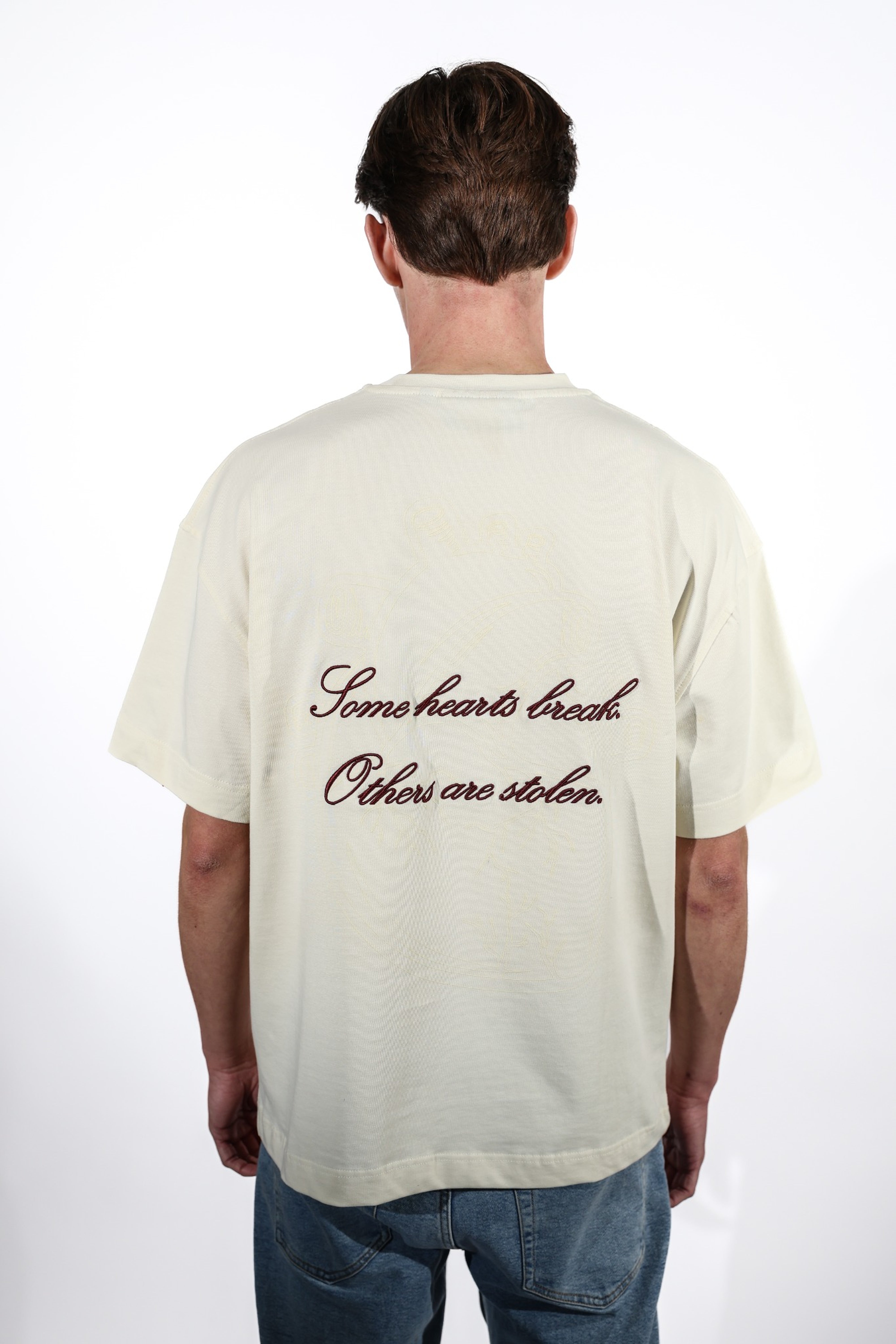 Stolen Hearts Are Stolen T-shirt - Off white