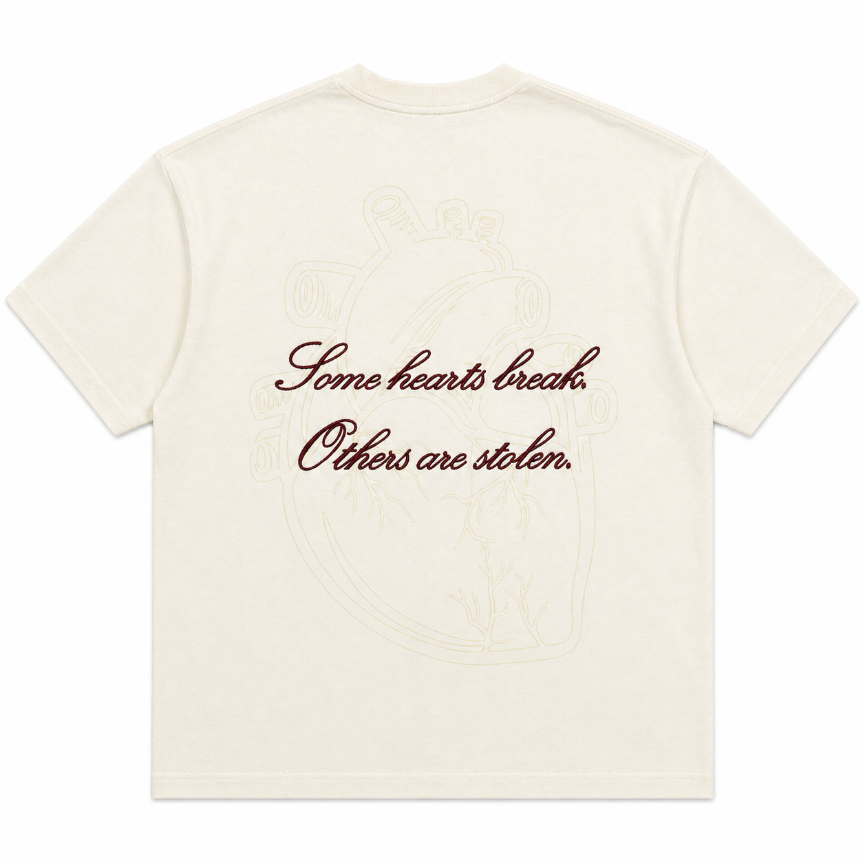Stolen Hearts Are Stolen T-shirt - Off white