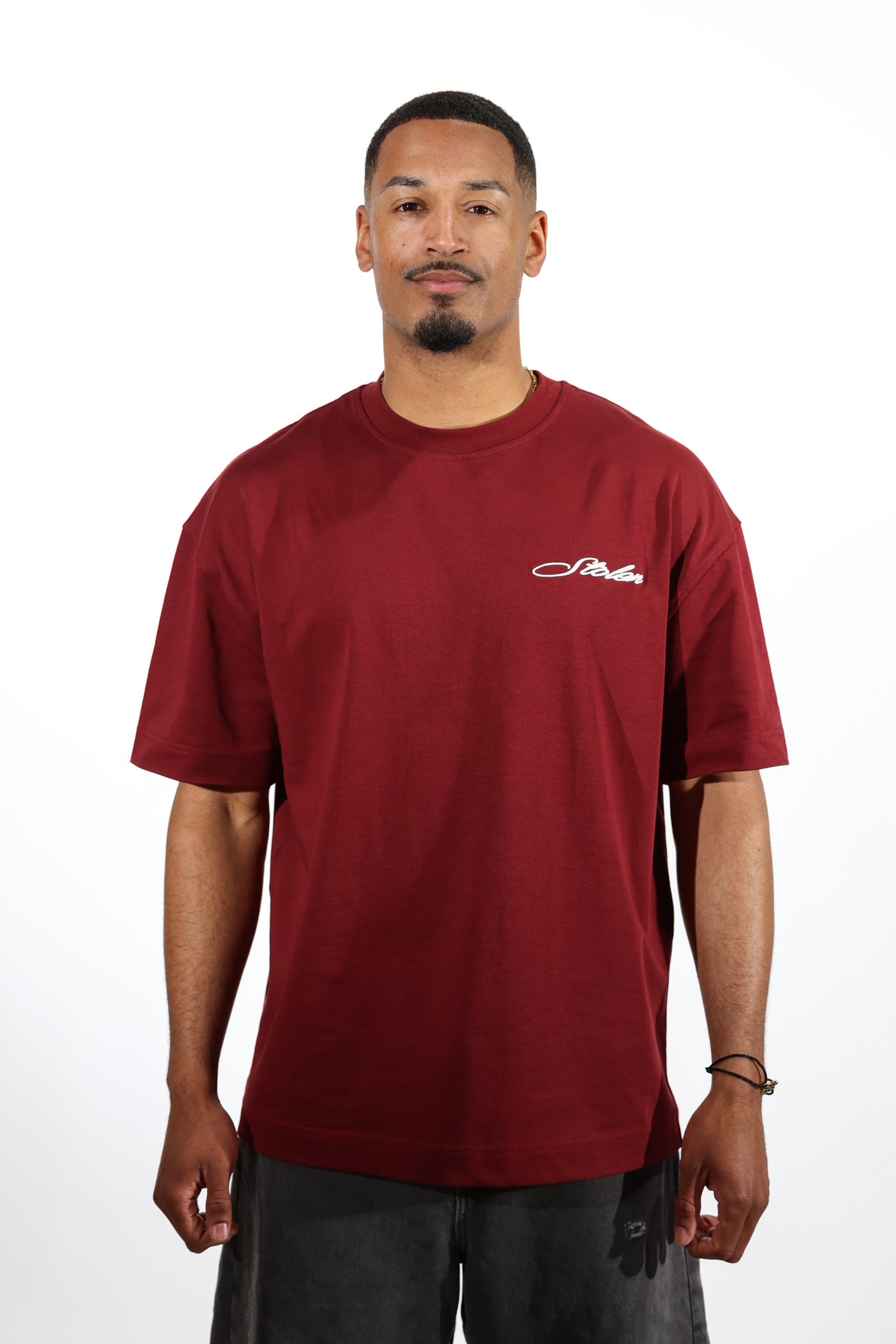 Stolen Hearts Are Stolen T-shirt - Burgundy