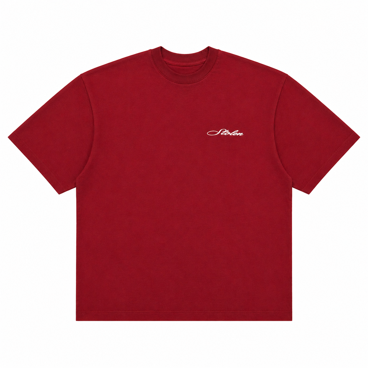 Stolen Hearts Are Stolen T-shirt - Burgundy