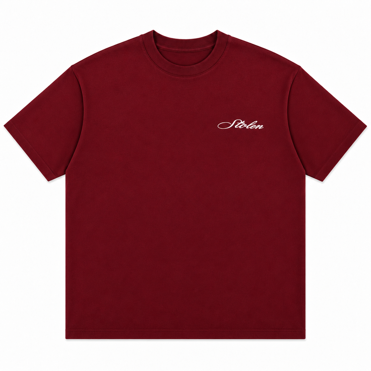 Stolen Hearts Are Stolen T-shirt - Burgundy