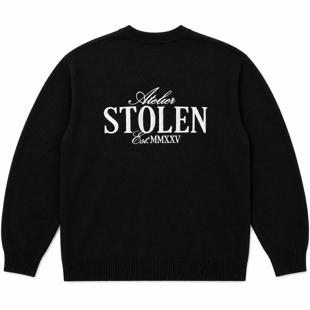 Stolen Knitwear Crewneck - Black